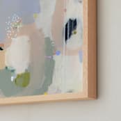 "Along the Boulevard" - Art Print in Raindrop by Lindsay Megahed - Frame Close-up