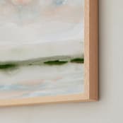 "Purlieu" - Art Print in Sea by Lindsay Megahed - Frame Close-up