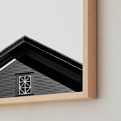 "The Pine" - Art Print in Black Pine by K.Short - Frame Close-up