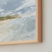 "Lost Lake" - Art Print in Sea by Lindsay Megahed - Frame Close-up