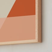 "Into the Distance No. 2" - Art Print in Dusk by MinimalType - Frame Close-up