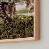 "Timid Beauty" - Art Print in Almond Butter by Hollie Renner Photography - Frame Close-up
