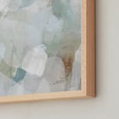 "In the Stillness 1" - Art Print in river stone by Roberta Hoiness Art - Frame Close-up