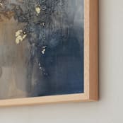"High Tide #1" - Art Print in copper peach by Christine Olmstead - Frame Close-up