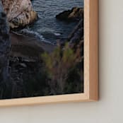 "Shell Beach no. 1" - Art Print in Sunset by Krissy Bengtson - Frame Close-up