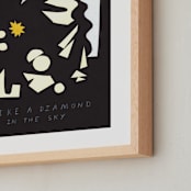 "Like a Diamond in the Sky" - Art Print in Twilight by Elliot Stokes - Frame Close-up