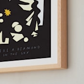 "Like a Diamond in the Sky" - Art Print in Twilight by Elliot Stokes - Frame Close-up