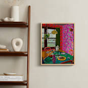 "After Tea" - Art Print in Sienna by Jess Franks - In a Room