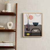 "Stillness 2" - Art Print in Modern neutrals by Francesca Iannaccone - In a Room