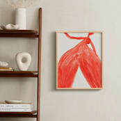 "Dearest Diana" - Art Print in Poppy Red by Maran Ree Whiting - In a Room