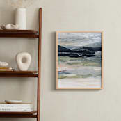 "Winter's End" - Art Print in Navy Blue by Lara Eckerman - In a Room