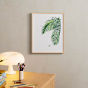 "Summer Palms" - Art Print in Palm Tree by Kelsey McNatt - In a Room