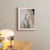 "Left it in Marfa" - Art Print in Peach by Kati Ramer - In a Room