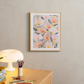 "Speckled Garden" - Art Print in White by Whitney Rainsdon - In a Room