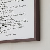 "Your Text: Custom Print " - Custom Print in Black by Minted - Frame Close-up