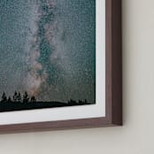 "Light In The Darkness" - Art Print in Night Sky by Rob Wilson - Frame Close-up