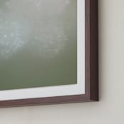 "Hazed Florals 2" - Art Print in Moss by Baumbirdy - Frame Close-up