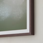 "Hazed Florals 2" - Art Print in Moss by Baumbirdy - Frame Close-up