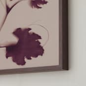 "Leaf and Vine" - Art Print in Mulberry by Kamala Nahas - Frame Close-up