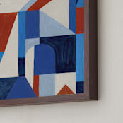 "Alf" - Art Print in Multi Color by Pati Cascino - Frame Close-up