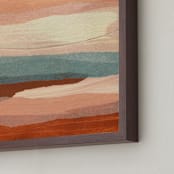 "tissue desert" - Art Print in Rust by Carrie Moradi - Frame Close-up