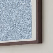 "Vibes" - Art Print in Rich Blue by Emily Kariniemi - Frame Close-up