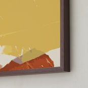 "Shift" - Art Print in gold by sue prue - Frame Close-up