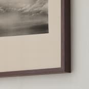 "Pilvi II" - Art Print in Vintage Grey by jinseikou - Frame Close-up