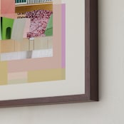 "Nora" - Art Print in Blush by Lindsay Megahed - Frame Close-up