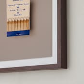 "Famous Food Blue" - Art Print in French Onion Blue by Andrew McClintock - Frame Close-up