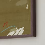 "Room 3 II" - Art Print in Earth Brown by Shiho Whitehead - Frame Close-up