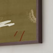 "Room 3 I" - Art Print in Earth Brown by Shiho Whitehead - Frame Close-up