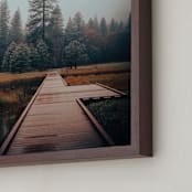 "Misty" - Art Print in Moody Sage by Tania Medeiros - Frame Close-up