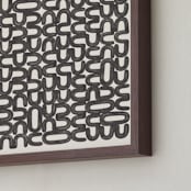 "Language" - Art Print in Graphite Stick by Emily Kariniemi - Frame Close-up