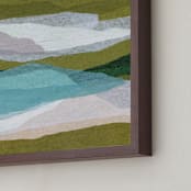 "Over the Pass 2" - Art Print in Sky by Carrie Moradi - Frame Close-up