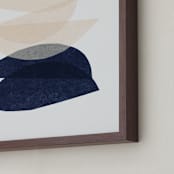 "paper blossoms II" - Art Print in porcelain by Carrie Moradi - Frame Close-up