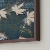 "Reverie ll" - Art Print in Lake Teal by Courtney Crane - Frame Close-up
