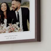 "Disney's Mickey Loves Minnie" - Framed Photo in Cloud by Itsy Belle Studio - Frame Close-up