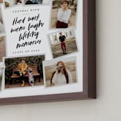 "Grad Collage II" - Framed Photo in White by Minted - Frame Close-up