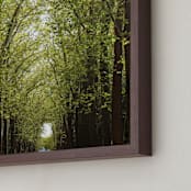 "Canopy of Trees" - Art Print in Green by Eric Clegg - Frame Close-up