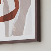 "Valentina 2" - Art Print in Desert Sunset by Jennifer Daily - Frame Close-up