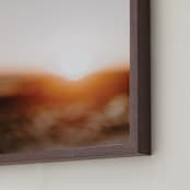 "Warm Summer Light" - Art Print in Burnt Orange by Tanya Val - Frame Close-up