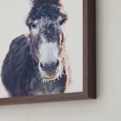 "Jenny" - Art Print in White by Melinda Denison - Frame Close-up