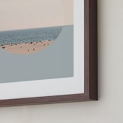 "Endless Horizon" - Art Print in White by Kimberly Young - Frame Close-up