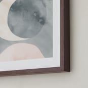 "Spring Moon" - Art Print in Night Sky by Iveta Angelova - Frame Close-up