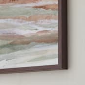 "Morning Light I" - Art Print in Pale Green by Lara Eckerman - Frame Close-up