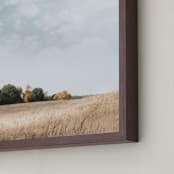"Prairie View" - Art Print in Toasted Wheat by Karen Kaul - Frame Close-up