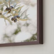 "olive branch 1" - Art Print in olive by Crystal Lynn Collins - Frame Close-up