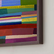 "Candy Jar: Pixie Stix Red" - Art Print in Candy Red by Poppy Dodge - Frame Close-up