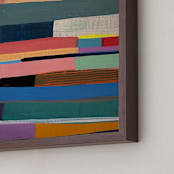 "pixiestix" - Art Print in Cerulean blue by Poppy Dodge - Frame Close-up